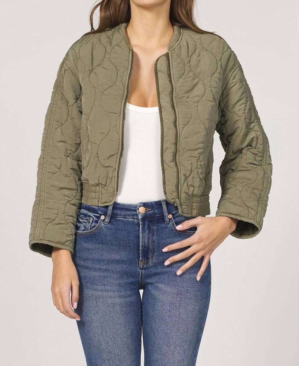 NEW DEAR JOHN DENIM maverick breezy jacket in vetiver